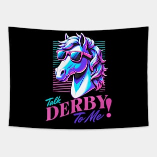 Talk Derby to me-mint juleps-Derby Horse Racing Run For Rose Tapestry