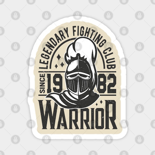 Legendary Warrior Club Magnet by RamsApparel08