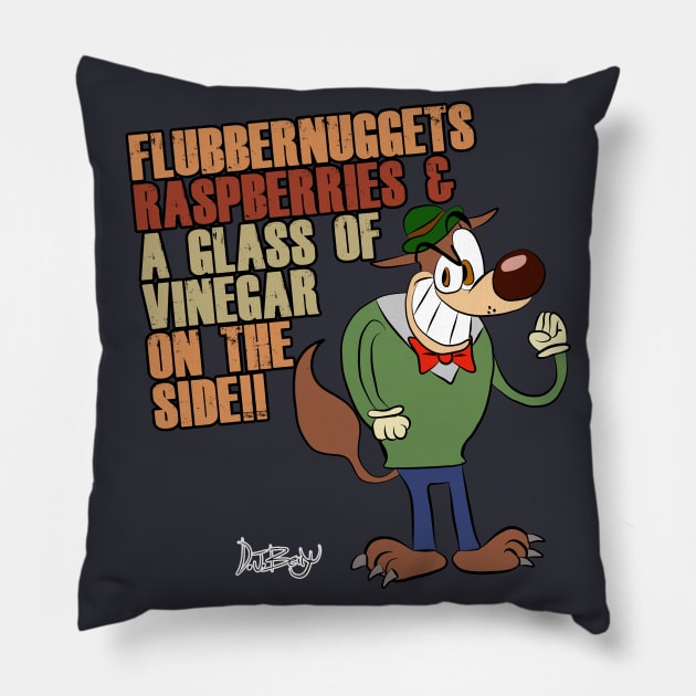 Flubbernuggets! Pillow by D.J. Berry
