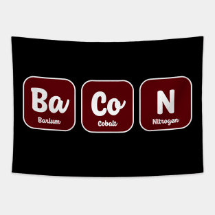 Bacon Chemistry Periodic Table Science Tapestry