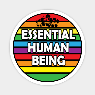 Essential Human Being Rainbow Sunset Magnet