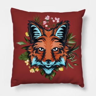 Fox | Fox in tropical Pillow