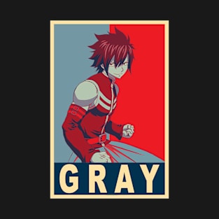 Gray Fullbuster Poster - Fairy tail T-Shirt