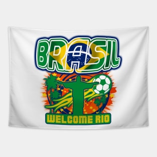 Brasil Welcome Rio Tapestry