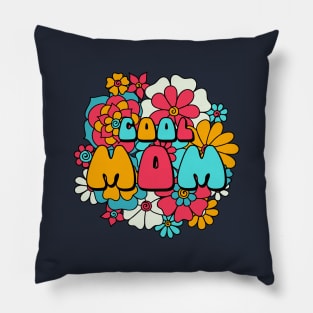 Cool mom and flowers Pillow