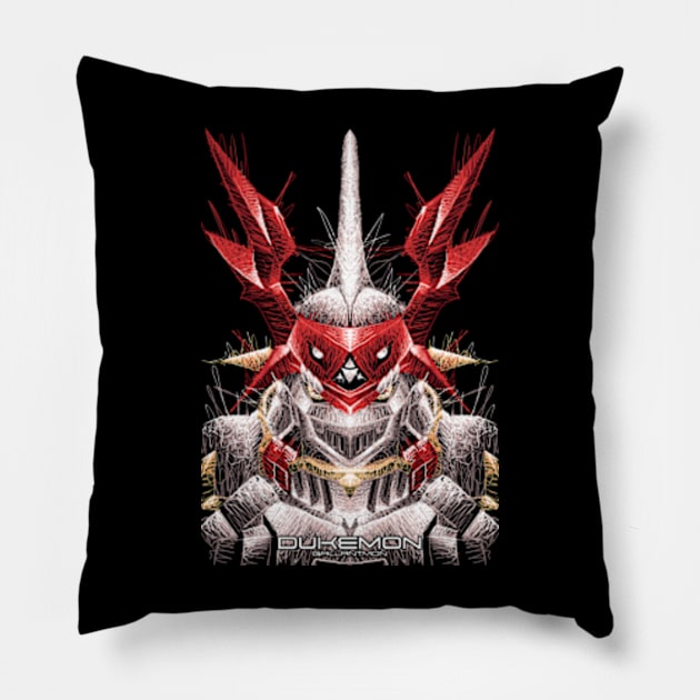 Duke monster Pillow by VisualNoise