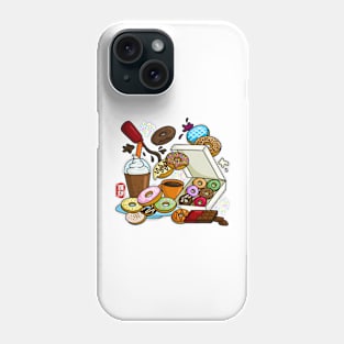 Doughnut (color) Phone Case