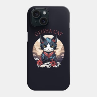 Geisha Cat Phone Case