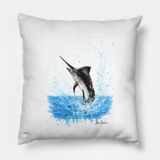 Dancing Marlin Pillow