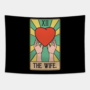 Funny Wife Tarot Card - Wifey Spouse Better Half Tapestry