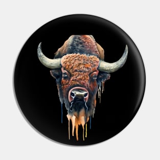 Buffalo Art Pin