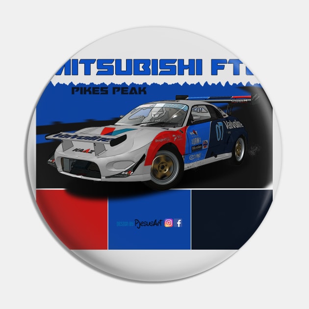 Mitsubishi FTO Pikes Peak Pin by PjesusArt