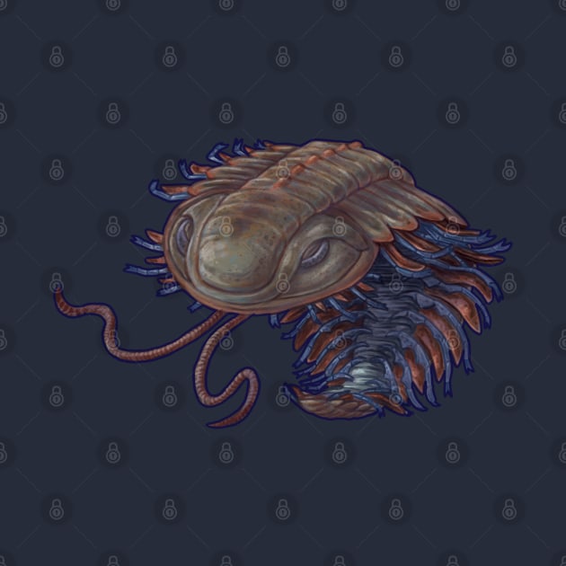 Triarthus eatoni (trilobite) by CoffeeBlack