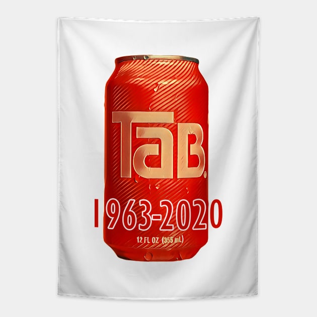 Tab Cola RIP Tapestry by karutees