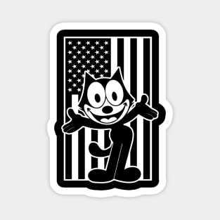 FELIX THE CAT - 4th of July Magnet