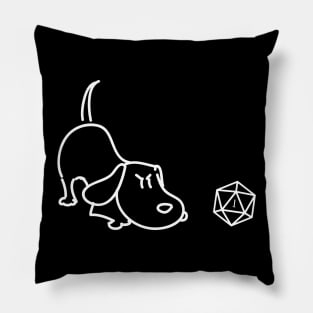 Dog Lover and TRPG Tabletop RPG Gaming Addict Pillow