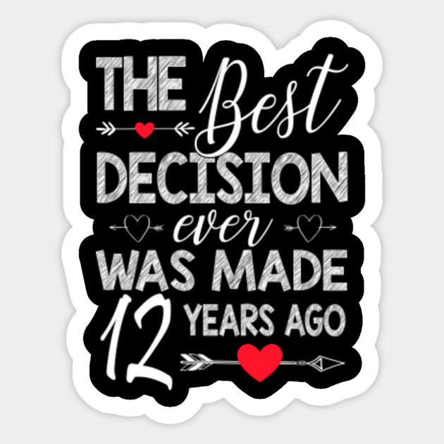 12th Wedding Anniversary Shirt For Couple 12th Wedding