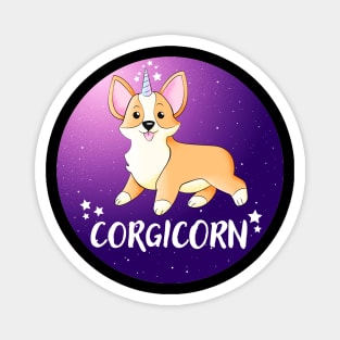 Corgicorn Cute Corgi Lover Quote Artwork Magnet