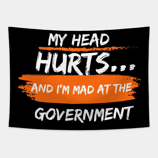 My head hurts Tapestry by elmouden123