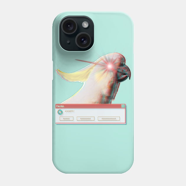 A E S T H E T I C - angery cockatoo Phone Case by FandomizedRose