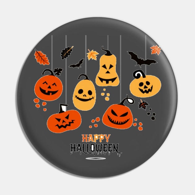 Happy Halloween Pin by TibA