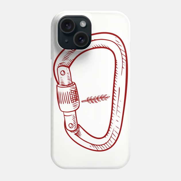 Climb Higher, Go Deeper Phone Case by Mahija