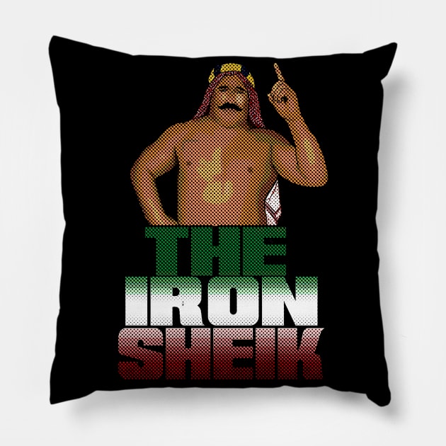 Iron Sheik FACK! Pillow by alesyacaitlin