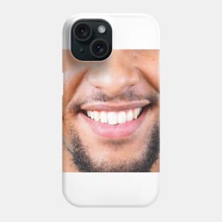 Funny customized face mask with  smile mouth Phone Case