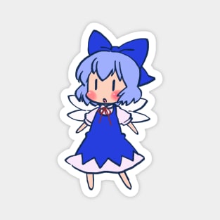 Mudwizard draws the atai cirno sofubi figurine / touhou memes Magnet