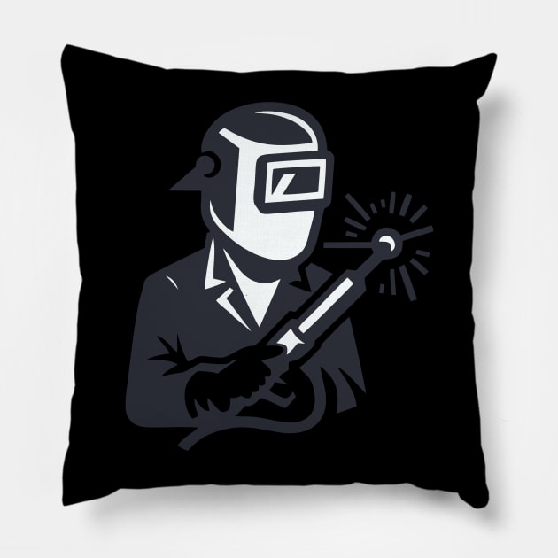 welder Pillow by artoriaa