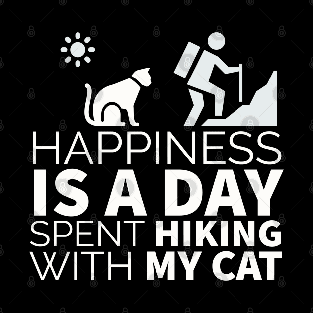 Happiness Is A Day Spent Hiking With My Cat by kooicat