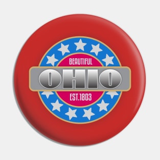 Ohio Patriotic Pin