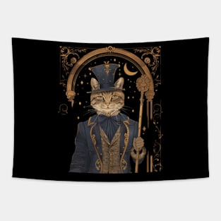 Cat Tarot Mystic Feline Insights Tapestry