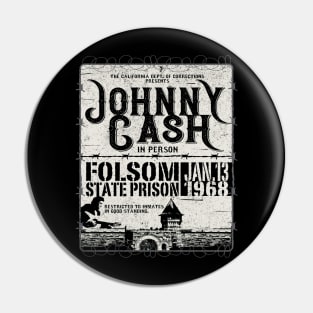 Folsom State Prison Concert 1968 Pin