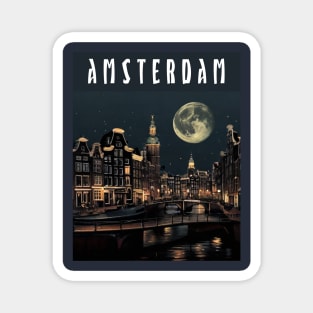 amsterdam netherlands skynight Magnet