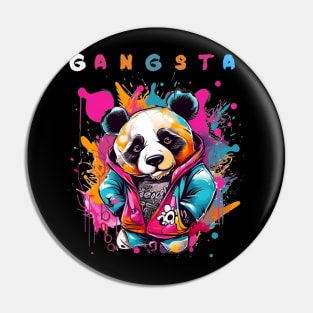 Gangsta Panda Street Style Pin