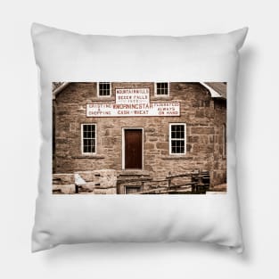 Mornigstar Mountain Mills at Decew Falls, Ontario Pillow