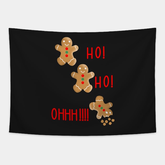 Gingerbread Men Tapestry by MarcyBrennanArt