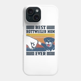 Best Rottweiler Mom Ever Black Version Phone Case