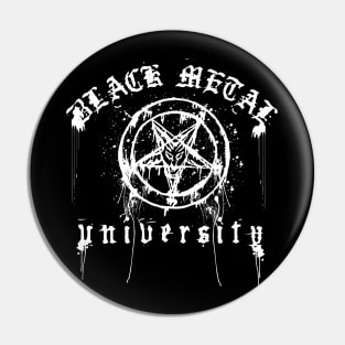 BLACK METAL UNIVERSITY Pin