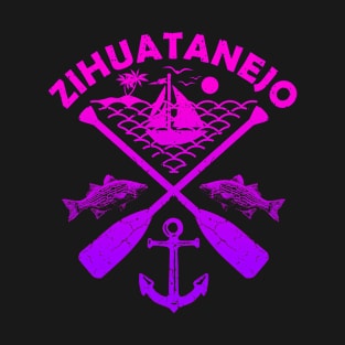 Zihuatanejo Beach, Mexico, Boat Paddle T-Shirt