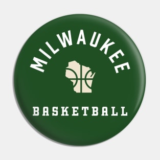 Milwaukee Wisconsin Basketball Pin