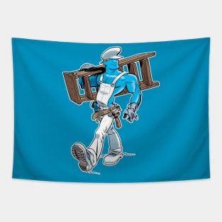 Handy Smurf Tapestry