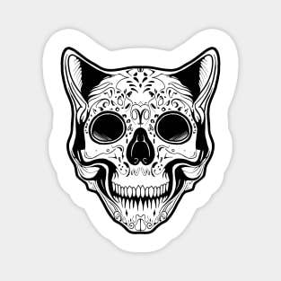 Cat Skull Magnet