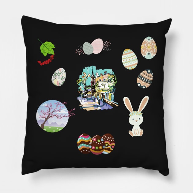 Pysanky Pillow by jeune98