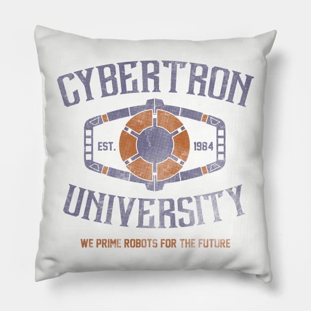 Cybertron University Pillow by Arinesart