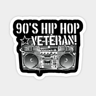 Radio 90s Hip Hop Veteran Magnet