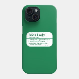 Boss Lady Boss Lady - Dictionary Board Style Phone Case