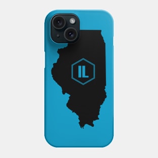 Illinois Homer (Black) Phone Case