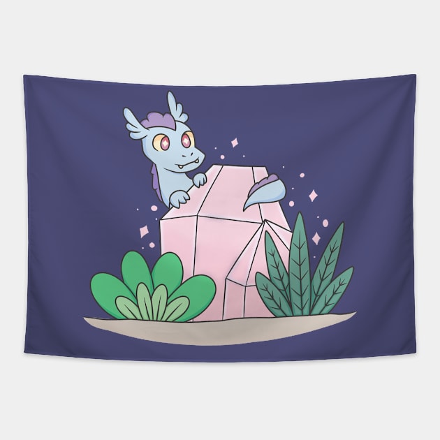 Crystal Dragon Tapestry by KammyBale